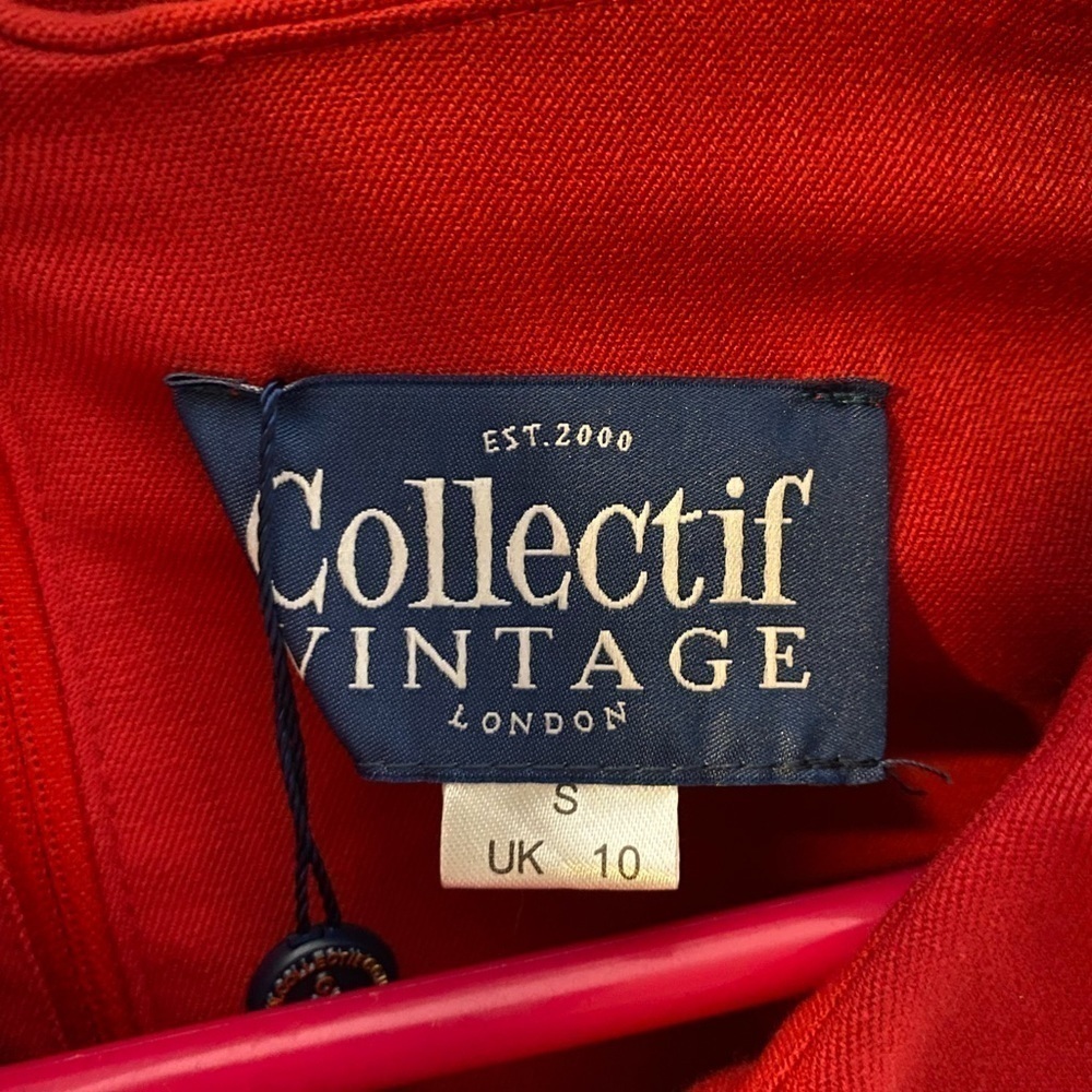 NWT Collectif Vintage Jane 40s Pencill Midi Dress - Picture 6 of 8